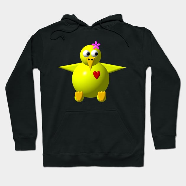 Cute Chick Hoodie by CuteCrittersWithHeart